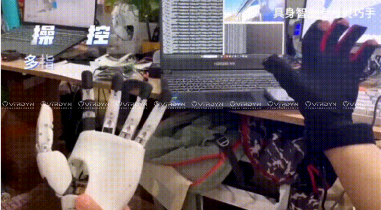 多功能VR动捕数据手套——mHand Pro - 广州虚拟动力